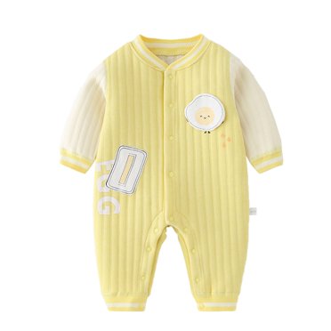 Yuyuzo Barboteuse pour Nouveau-Né Unisexe en Coton Justaucorps pour Nourrisson Garçons Filles Manches Longues Combinaison de Couleur Unie
