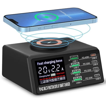 Multi Charging Station, 110W 8Port Usb Charging Station, Multiple Usb Charger Station, Charging Station for Multiple Devices, Multi Usb Charging Station, Chargers for Multiple Devices