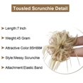 thumbnail image 2 of Chignon Désordonné Pièce de Cheveux Extension de Cheveux avec Bande Élastique Chignon Ondulé Extensions de Cheveux Synthétiques Chouchous Chignons Postiche pour Femmes, 2 of 7