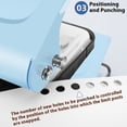 thumbnail image 4 of ZheElen Portable Hole Punch A4 Binder Machine For On functional application: This Go Projects B5/26 Holes Binding, 4 of 6