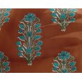 thumbnail image 4 of oneOone Georgette Viscose Fabric Leaves & Floral Block Decor Fabric Printed BTY 42 Inch Wide, 4 of 5