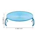 thumbnail image 3 of Oleegame 1PC Tin Foil Roll Microwave Oven Layered Steam Rack Tray Rack Double Layer Insulated Disk Shelf Pot Mat, 3 of 4