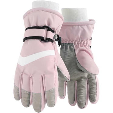 Janrevotw Gants d'Hiver pour Enfants, Gants de Ski Isolés pour Temps Froid pour Planche à Neige, Traîneau, Imperméables et Chauds pour Garçons et Filles