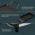 thumbnail image 4 of Giantex Large Electric Teppanyaki Table Top Grill Griddle 35'' - Non-Stick, 5 Adjustable Temperature, Portable 2000W, 4 of 8
