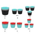 thumbnail image 2 of ZheElen Cake Molds Reusable And Easy To Clean For Convenient Baking Cupcake Evenly Heated And Non Stick Mold 3 sets, 2 of 6