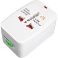 thumbnail image 3 of axGear US EU AU UK To Universal World Travel AC Power Socket Plug Adapter Convertor all, 3 of 7