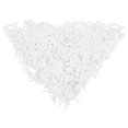 thumbnail image 1 of HLONK Coussin de Canapé Rembourrage en Latex pour Pouf Blanc 1 Ensemble, 1 of 8