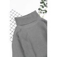 thumbnail image 4 of Women's Loose Oversize Turtleneck Wool Long Pullover Sweater Dress, 4 of 6