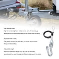 thumbnail image 4 of Trailer Safety Cable Hook,Trailer Safety Towing Cable S Hook 3500lbs Load Bearing 27.6in Spring Towing Rope RV, 4 of 7