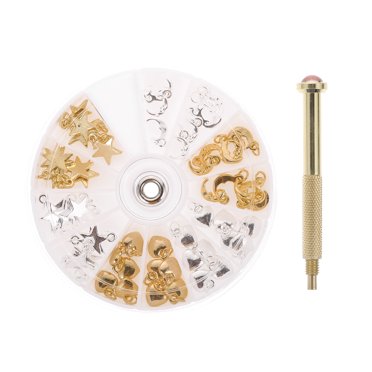 MasteelfCA 1 Set Nail Art DIY Pendant Accessories Nail Drilling Tool Manicure DIY Decors