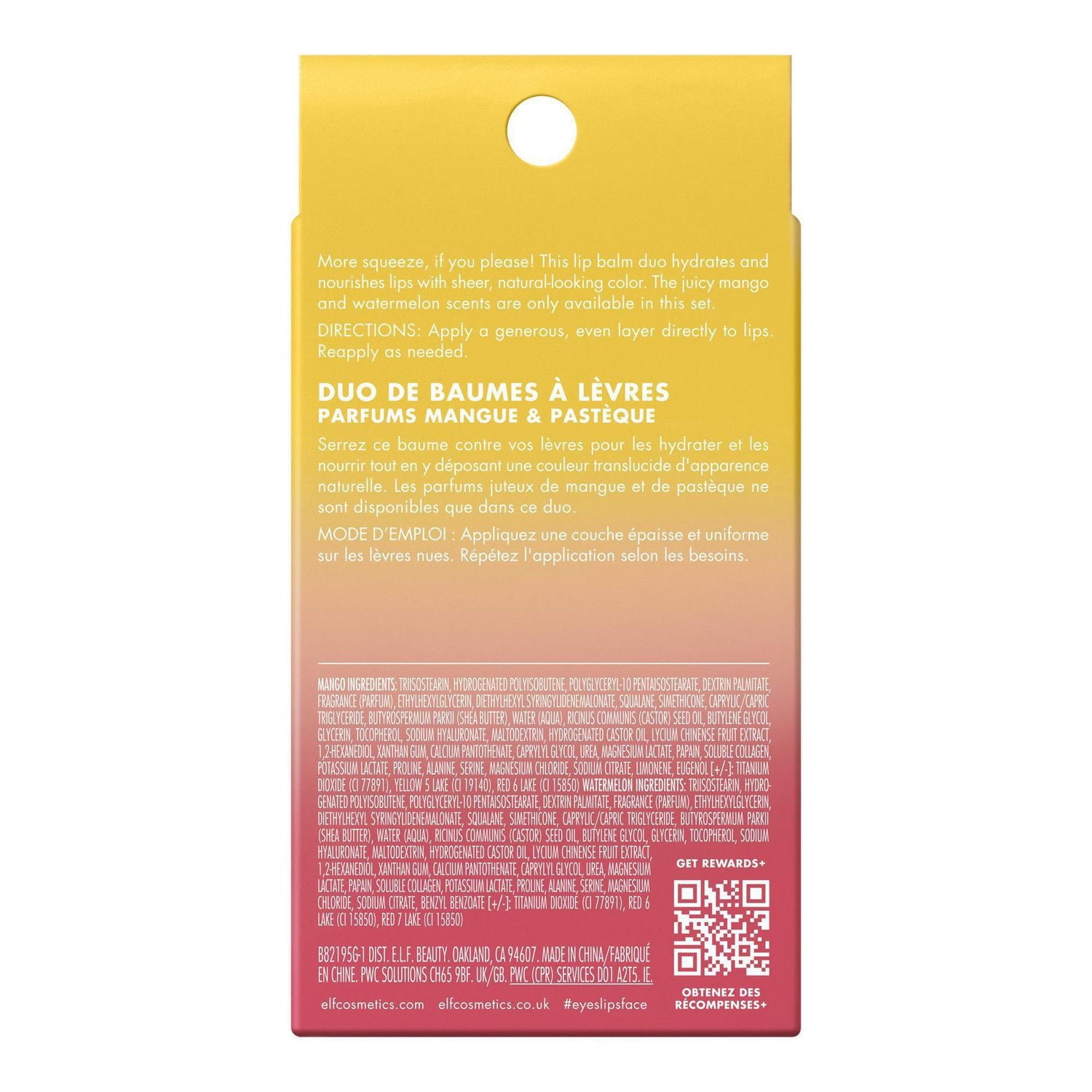 e.l.f. Cosmetics Duo de Baumes a Levres
