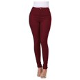 thumbnail image 1 of Jeans pour Femmes, Couleur Unie, Taille Haute, Jambe Droite, 1 of 6