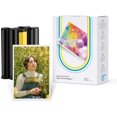 thumbnail image 1 of Liene Amber 4x6 Photo Printer Paper 80 Sheets & 2 Ink Cartridges Refill, 1 of 5