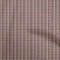 thumbnail image 1 of oneOone Cotton Poplin Red Fabric Asian Kilim Craft Projects Decor Fabric Printed By The Yard 56 Inch Wide, 1 of 5