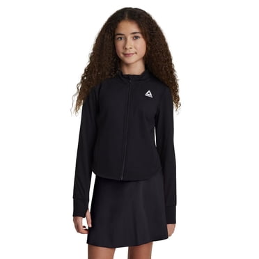 Reebok Veste Courtside pour filles à fermeture éclair intégrale