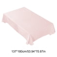 thumbnail image 3 of Plastic Tablecloth Waterproof Oil Resistant, ZZkhGO Wipeable Checkered Table Cover, Extra Large 54x71 Inch PVC Picnic Mat for Outdoor Camping Dining, Pink, 3 of 6