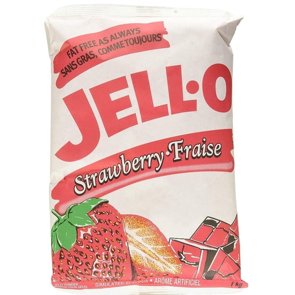 Kraft Strawberry Jelly Powder - 2ct - 1kg - Delicious, Easy-to-Make Gelatin Dessert Mix (2x1kg)