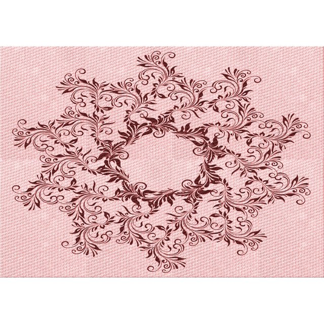Ahgly Company Tapis Rectangulaire Lavable en Machine Intérieur Transitionnel Rouge Indien, 7 Pieds x 10 Pieds