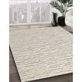 thumbnail image 2 of Ahgly Company Indoor Round Mid-Century Modern Champagne Beige Solid Area Rugs, 5' Round, 2 of 6