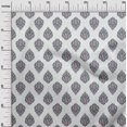 thumbnail image 2 of oneOone Georgette Viscose Fabric Leaves Block Print Sewing Fabric BTY 42 Inch Wide, 2 of 4