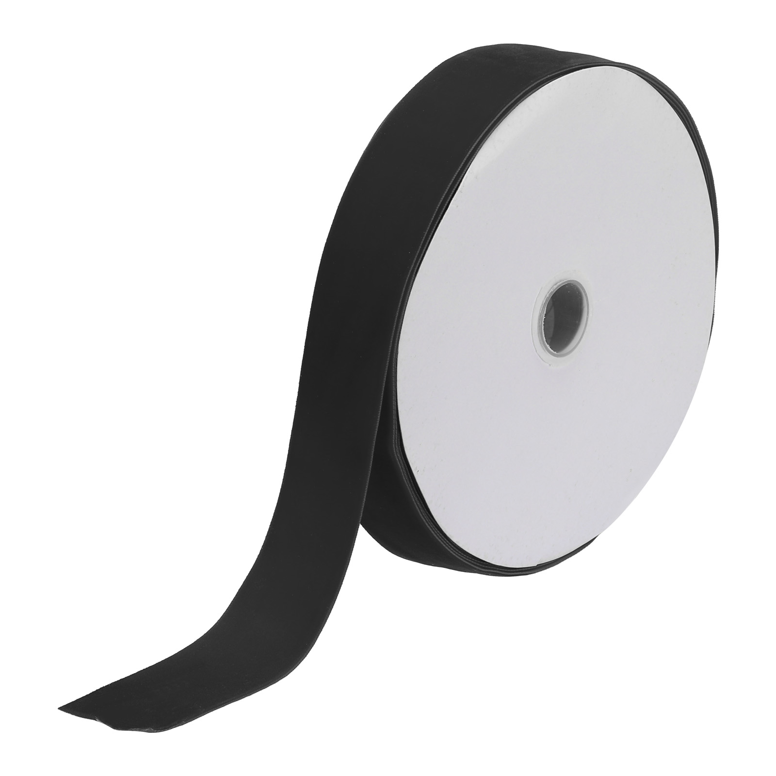 Unique Bargains Velvet Ribbon 1 1/2 Inch x 25 Yard Single Face Spool Silky DIY Crafts Gift Wrapping Bow Decoration Black