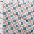 thumbnail image 2 of oneOone Silk Tabby Fabric Triangle|Parallelogram & Square Geometric Decor Fabric Printed BTY 42 Inch Wide, 2 of 4