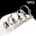 thumbnail image 2 of 10Pcs Jubilee Clips Stainless Steel Hose Clip Hose Clamp Worm Drive Hose Clip, 2 of 4