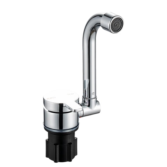 Amdohai Foldable for Motorhome Rotation Kitchen Sink Single-Handle Water