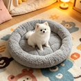 thumbnail image 5 of Round Cat Bed Soft Cat Donut Beds With Around Machine Washable For Kittens/Rabbits/Hamsters Boxes for outside Bar Pethouse Pole Mounted Hanging Pet Bath for outside Metal Pethouse on Stake Pet Food, 5 of 5