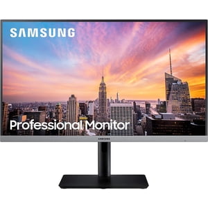 Rénovés Lenovo S24R650FDN 24-Inch IPS Complet HD 1080p 75Hz Moniteur informatique avec VGA, HDMI, DisplayPort, Intégré USB Hub