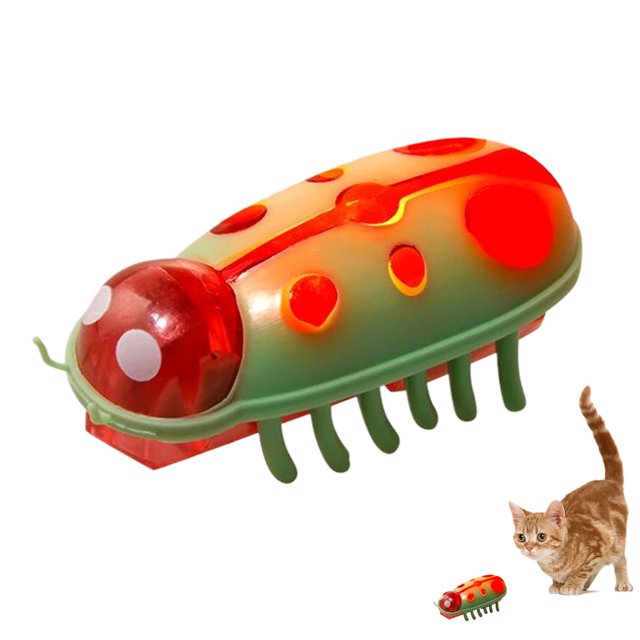 Ruiboury Electric Cat Toys Interactive Luminescent Insect Fun For Cats Interactive Cat Toy Monkey Gang Game B