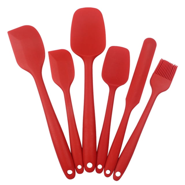 Rbaofujie Kitchen Decorations 6 Piece Spatula Set Kitchen Spatula Utensil Set Kitchen Decorations
