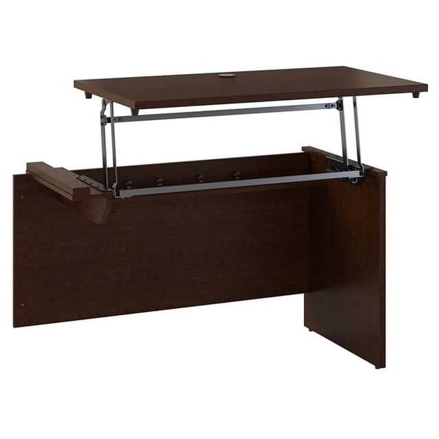 Pemberly Row 42W x 24D 3 Position Sit to Stand Return in Mocha Cherry