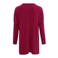 thumbnail image 4 of T-Shirts pour Femmes Décontractés Confortables Femmes Col Roulé Manches Longues Chemises T-Shirts pour Femmes Manches Longues Col Rond T-Shirts Fins Femmes Chemise Foncée pour Femmes Hauts avec Manches Bouffantes Dessous, 4 of 5