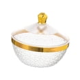 thumbnail image 4 of jifeng Countertop Fruit Bowl with Lid Fruit Basket for Kitchen Counter Fruit Snacks Round M, 4 of 9