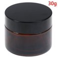 thumbnail image 1 of Amber Glass Jar Bottles Aromatherapy Cream Ointment Cosmetic Candles Spice, 1 of 6