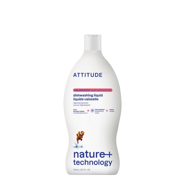 Attitude Dishwashing Liquid Pink Grapefruit 700ml
