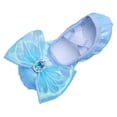 thumbnail image 1 of MIASHUI Chaussures pour Enfants Chaussures pour Enfants Chaussures de Danse Chaussures de Ballet Performance Dentelle Nœud Chaussures de Yoga, Bleu, 5,5-6 Ans, 1 of 3