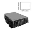 thumbnail image 3 of Fufafayo Luxurious Lace Bed Skirt, Solid Color Dust Proof Bed Cover, All Season Wear Resistant Bed Skirt, Full Coverage Bed Skirt for Mattress, Decorative Bed Skirt for Bedroom, Ruffled Bed Skirt, 3 of 6