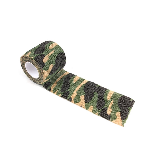 Rubans Enveloppants Chasse en Plein Air Furtifs Ruban Adhésif Réutilisable Rouleau de Colle Invisible Anti-Ampoules Imperméables Enveloppements Bandage Protecteur Sport Jungle camouflage