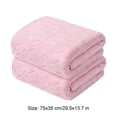 thumbnail image 3 of 2Pcs Bath Towels For Bathroom Thick Soft Absorbent Towel Household Wash Face Gift Towel, 3 of 8