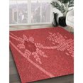 thumbnail image 3 of Ahgly Company Machine Washable Indoor Rectangle Transitional Orange Area Rugs, 2' x 3', 3 of 7