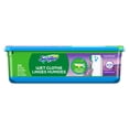 thumbnail image 2 of Swiffer Sweep + Mop, Wet Pads Refill, Floor Cleaner, Cleaning Cloths, Lavender, 24 Count, 2 of 11