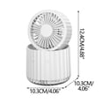 thumbnail image 3 of Zenithome Foldable Misting Fan 10In Rechargeable for Office, Home & Outdoor, 3 Wind Gears & Soft Light, Smooth Touch In Cool Gray, 3 of 9