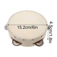 thumbnail image 2 of Birdeem 4/6/7/8/9/10 Inch Hand Tambourine Aluminum Alloy, 2 of 5