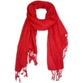 thumbnail image 1 of CTM®  Classic Pashmina Style Shawl Wraps (Women's), 1 of 3