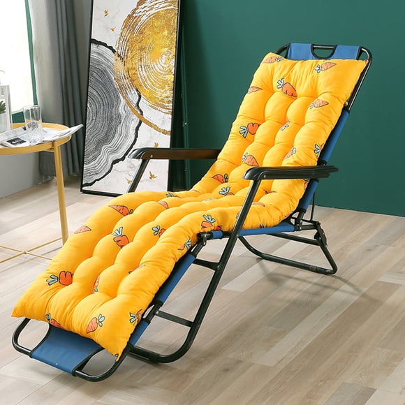 Patio Chair Lounger Cushion,Chair Cushion Waterproof Durable Chaise,Lounge Cushion for Indoor Outdoor Furniture Thicker Padded Chaise Lounger Swing Bench Cushion Chair Pad for Outdoor Indoor Office