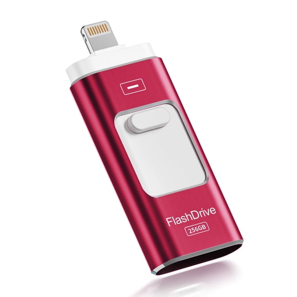 Apple MFi Certified 256GB Flash Drive for iPhone Thumb Drive Photo Stick, USB Memory Stick iPhone Flash Drive for Photos Videos, High Speed Jump Driv