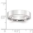 thumbnail image 3 of Bracelet Confort Plat Standard en Or Blanc 10K 5mm Taille 9, 3 of 3