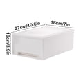 thumbnail image 3 of Chmadoxn Storage Trunks,Closet Organizers and Storage, Organization and Storage, Desktop Storage Drawer Organizer Lingerie Storage Boxes Stationery Storage Storage Boxes S Plastic Storage Box, 3 of 6